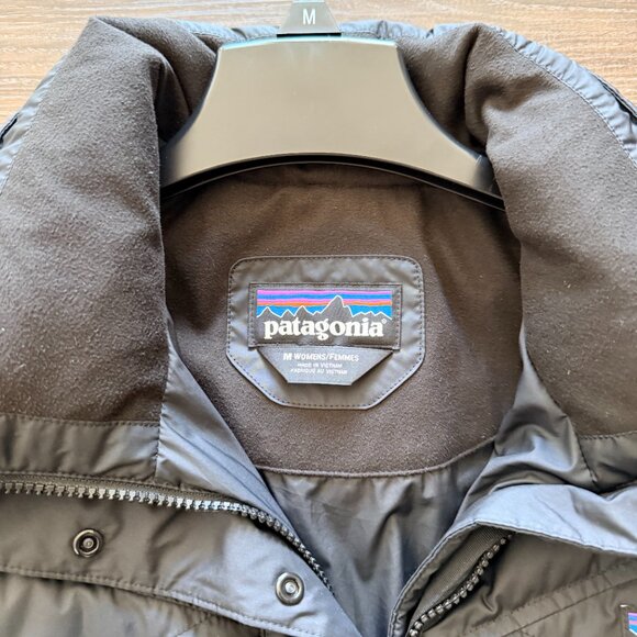 Women's Patagonia Down With It Parka (Black) - M - Picture 2 of 8